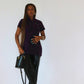 Chemise/veste vintage violette
