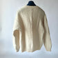 Pull blanc crème
