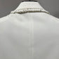 Blazer blanc cintrée