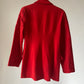 Blazer vintage croisé rouge