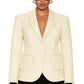 Blazer vintage blanc crème cintré