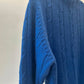 Pull vintage bleu
