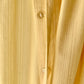 Chemise vintage jaune pastel