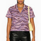 Top violet à motif