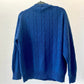 Pull vintage bleu