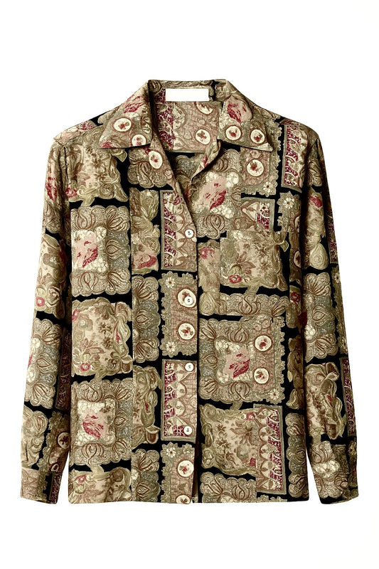 Chemise vintage à motif