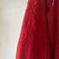Blazer vintage croisé rouge