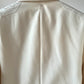 Blazer croisé vintage blanc crème