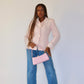Veste vintage rose pastel chic