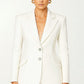 Blazer blanc cintrée