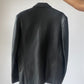 Veste en cuir noir