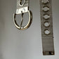Ceinture vintage argentée