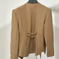 Blazer vintage marron cintré