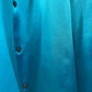 Chemise oversize bleu satinée
