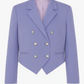 Veste croisé vintage lila