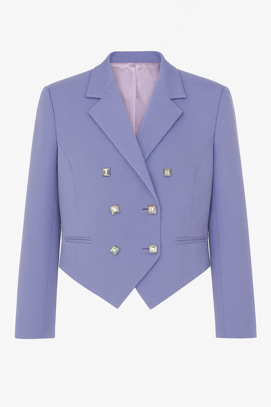 Veste croisé vintage lila