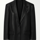 Veste en cuir noir