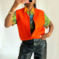 Veste sans manche orange