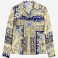 Chemise vintage crème à motif