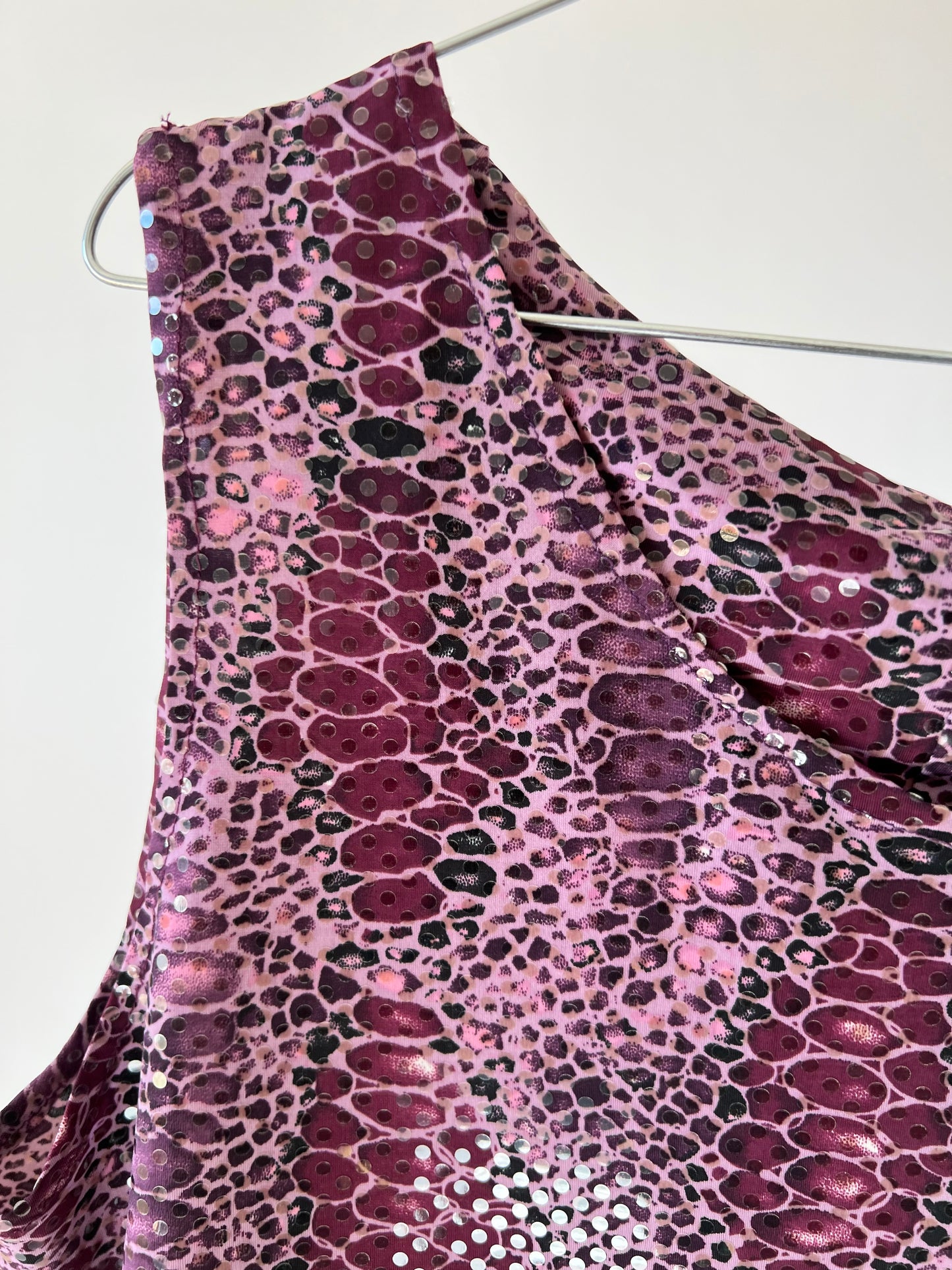 Top à sequin mauve