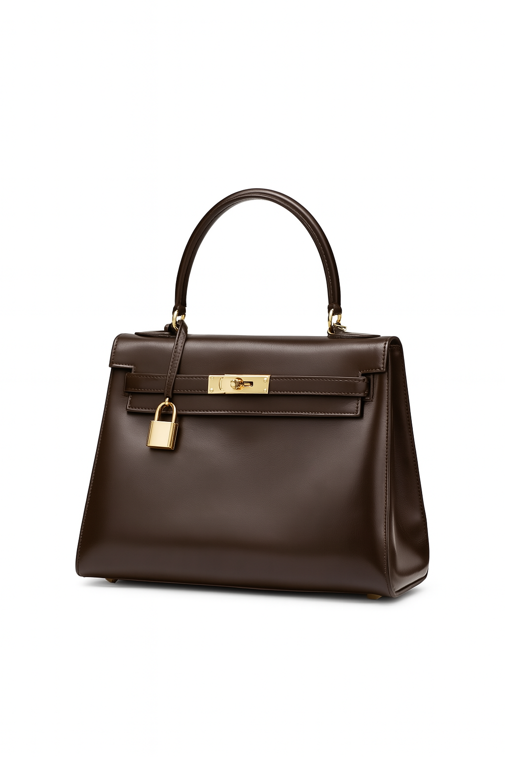 Sac en cuir vintage marron