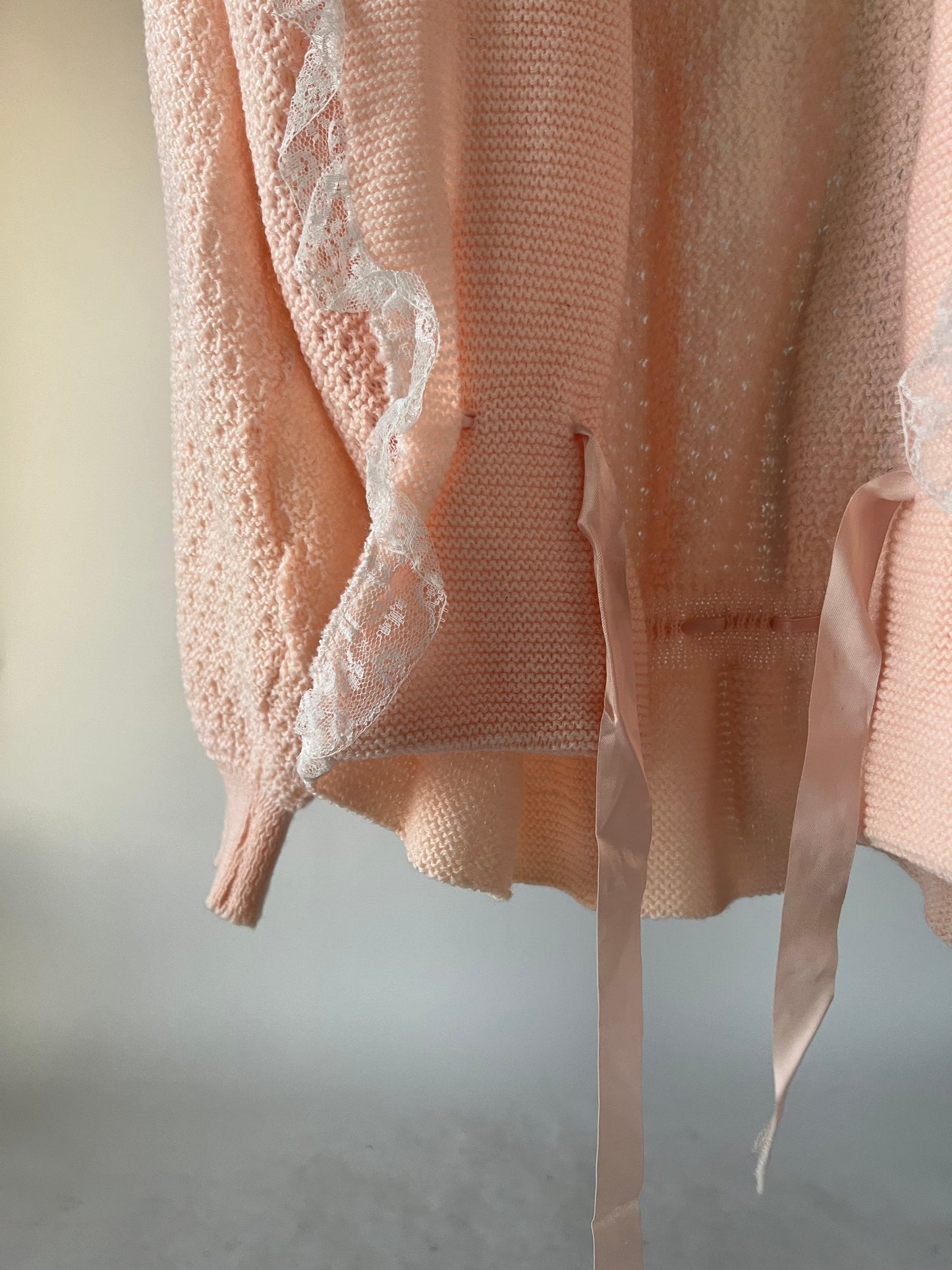 Gilet vintage rose pale