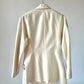 Blazer croisé vintage blanc crème