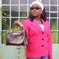 Sac en cuir vintage marron