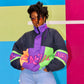Doudoune coloré mixte
